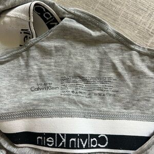 Calvin Klein Heather Gray Bralette